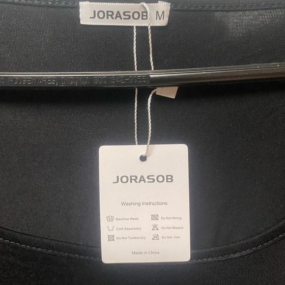 JORASOB Women's Square Neck Long Sleeve bishop Sleeve Tops - Picture 3 of 8